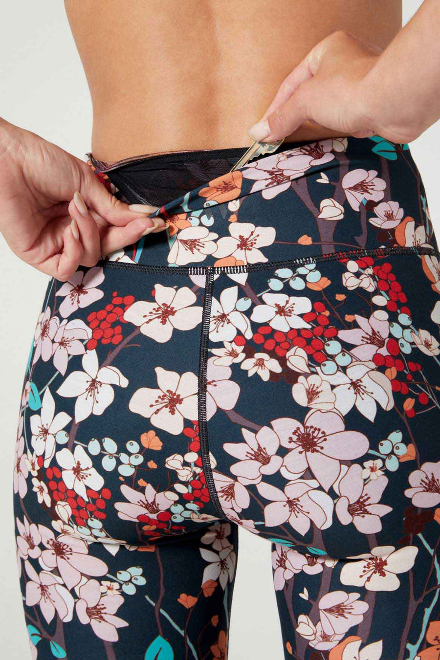 Aria Back Pocket Legging Midnight Glory