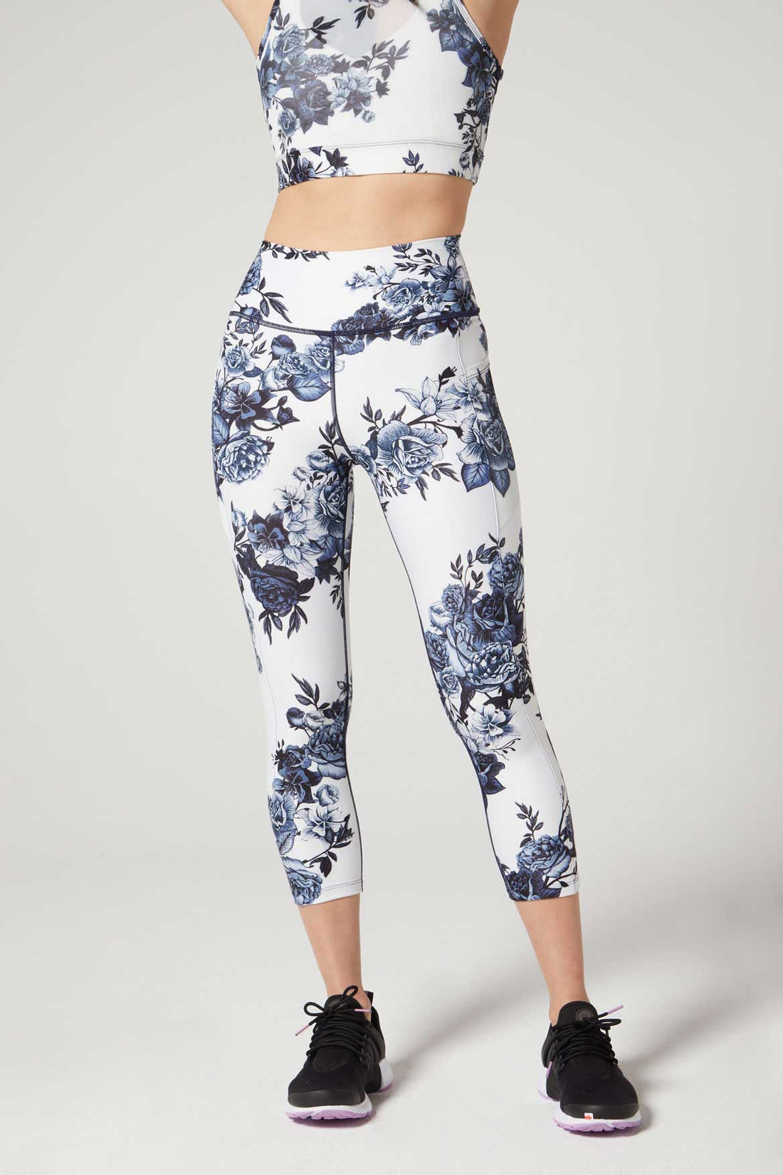 Nala High Waist Cropped Legging Porcelain