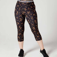 Camila Cropped Front Pocket Legging Foxy Floral