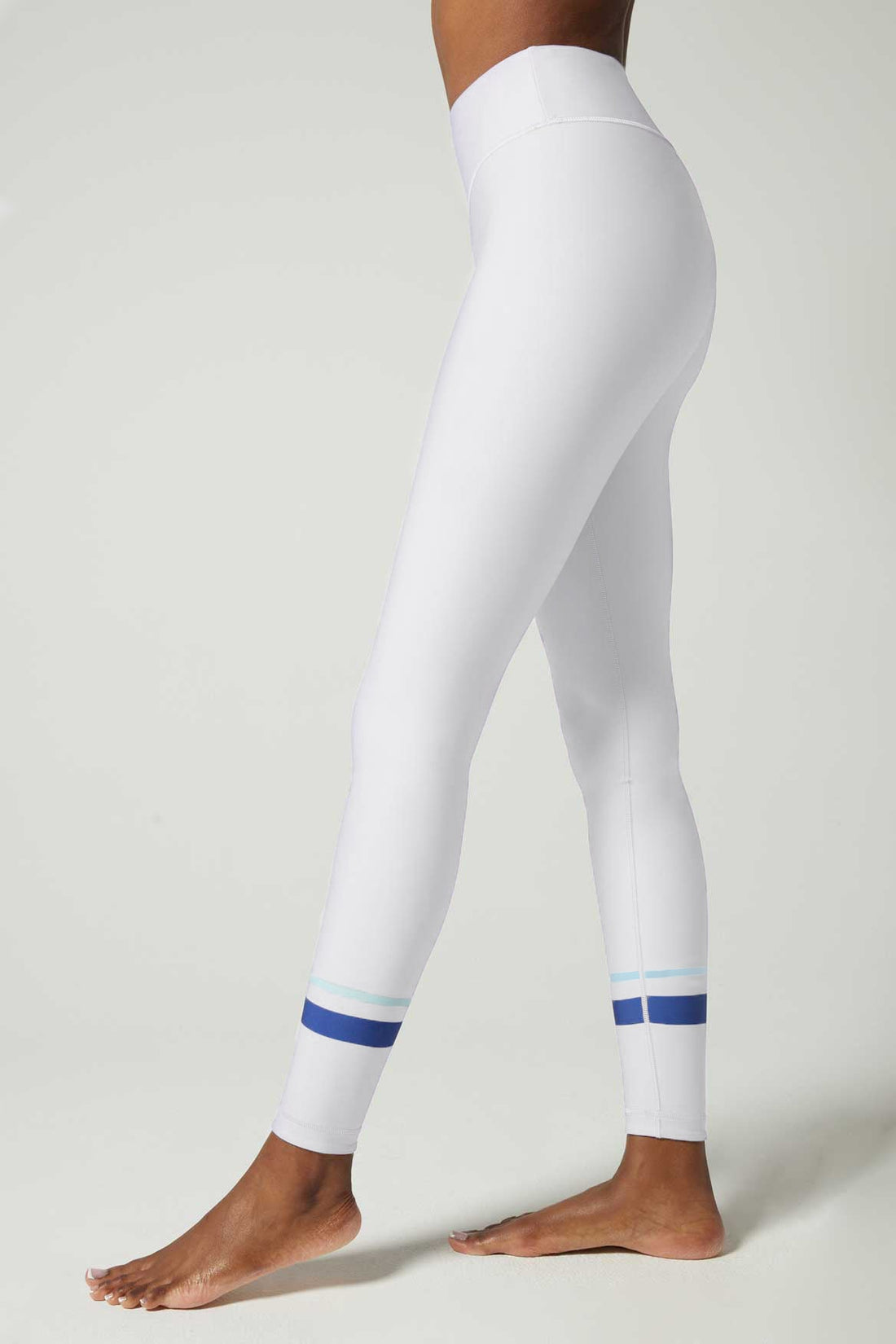 Aria Legging Stripes White & Navy