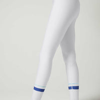 Aria Legging Stripes White & Navy