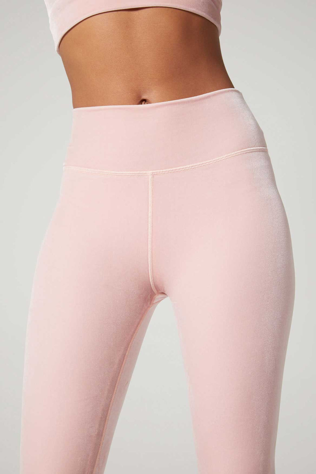 Bowie High Waist Legging Velvet Rose Blush