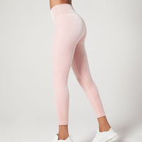 Bowie High Waist Legging Velvet Rose Blush