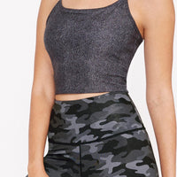 Avery Cropped Tank Black Denim SHIRT W.I.T.H.-Wear It To Heart