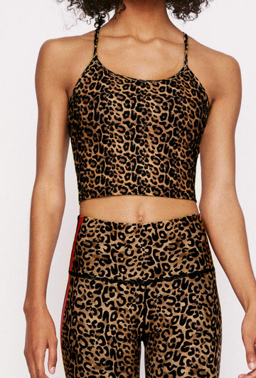 Avery Cropped Tank Real Cheetah SHIRT W.I.T.H.-Wear It To Heart