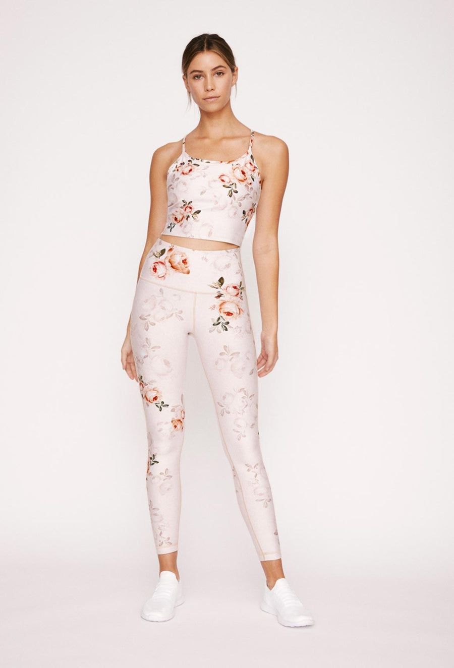 Avery Cropped Tank Stone Delight Floral