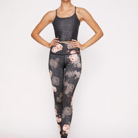 High-Waist Reversible Legging Black Denim