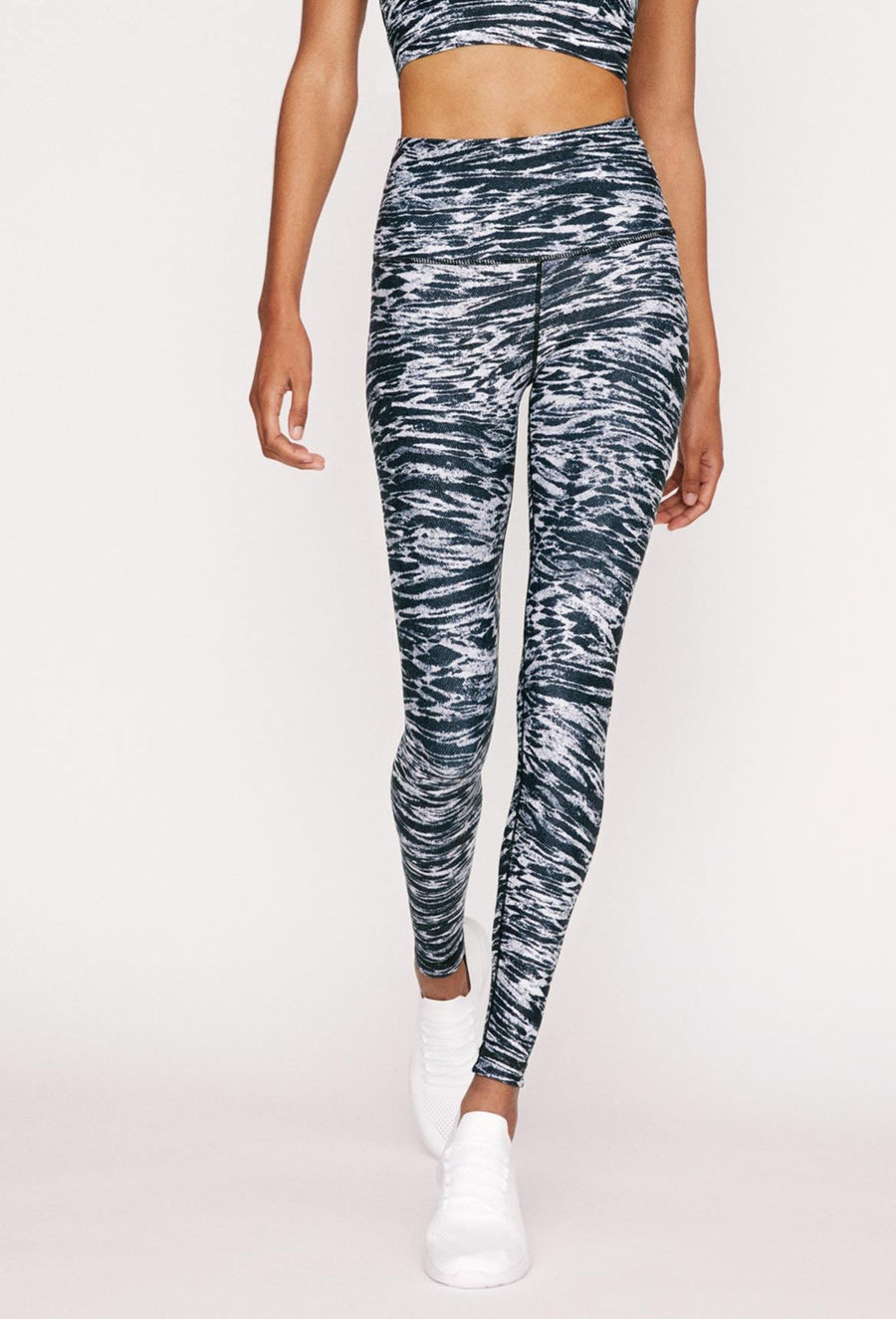 High-Waist Reversible Legging Dark Denim Tigress