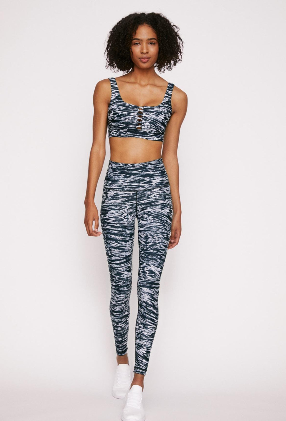 High-Waist Reversible Legging Dark Denim Tigress