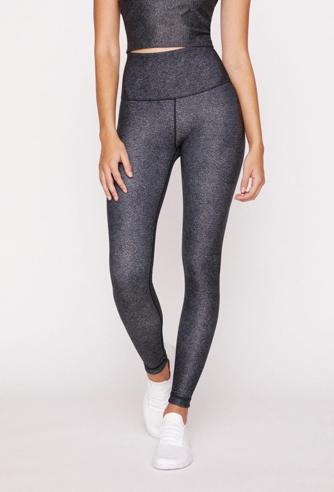 High-Waist Reversible Legging Dark Denim Tigress