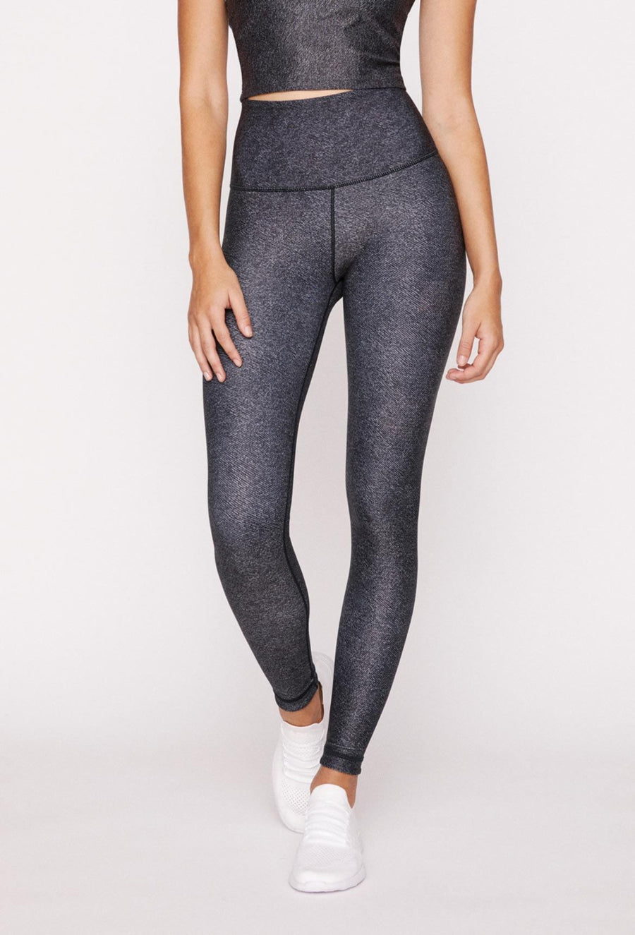High-Waist Reversible Legging Dark Denim Tigress