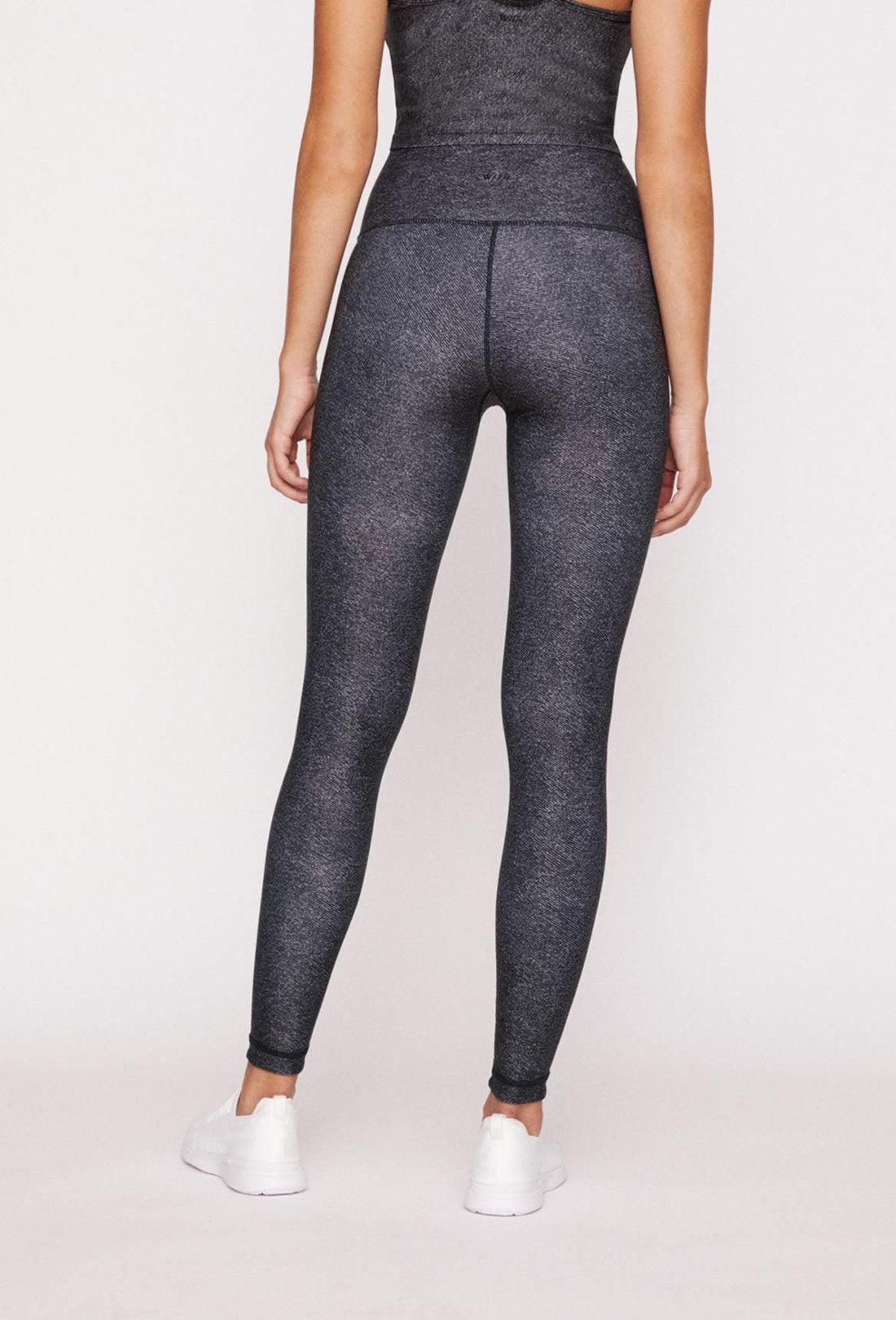 High-Waist Reversible Legging Dark Denim Tigress