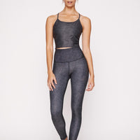 High-Waist Reversible Legging Dark Denim Tigress