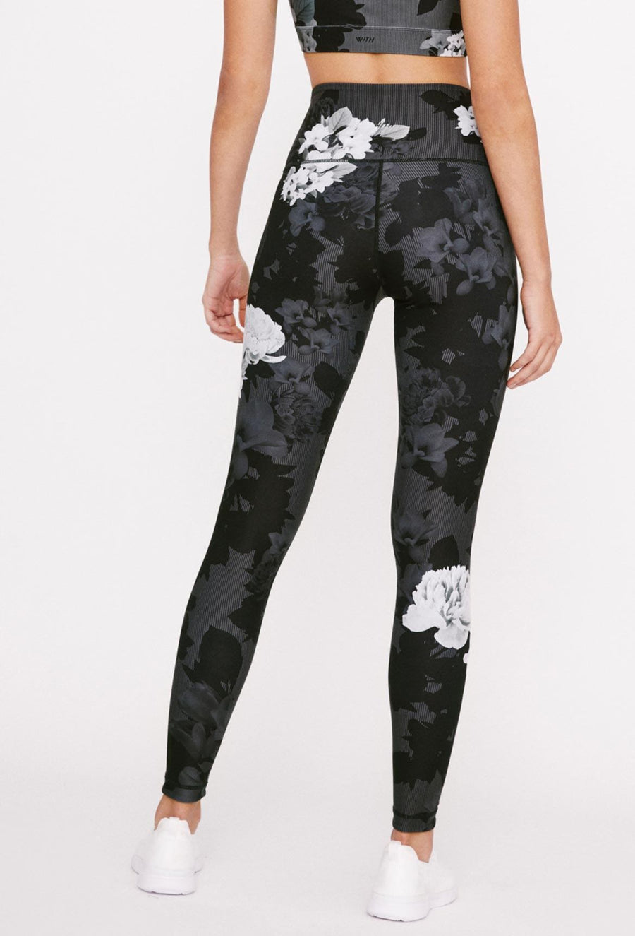 High-Waist Reversible Legging Black Scarlet