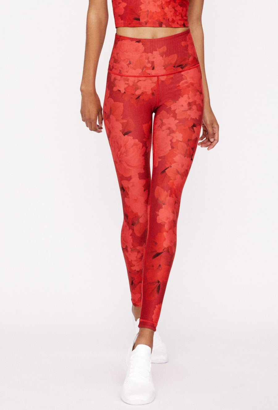 High-Waist Reversible Legging Red Scarlet