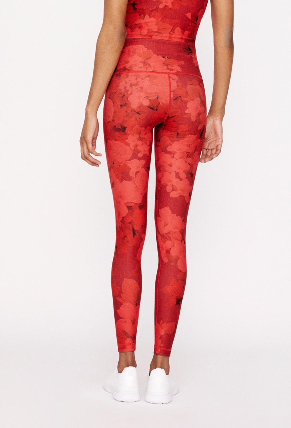 High-Waist Reversible Legging Red Scarlet