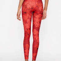 High-Waist Reversible Legging Red Scarlet