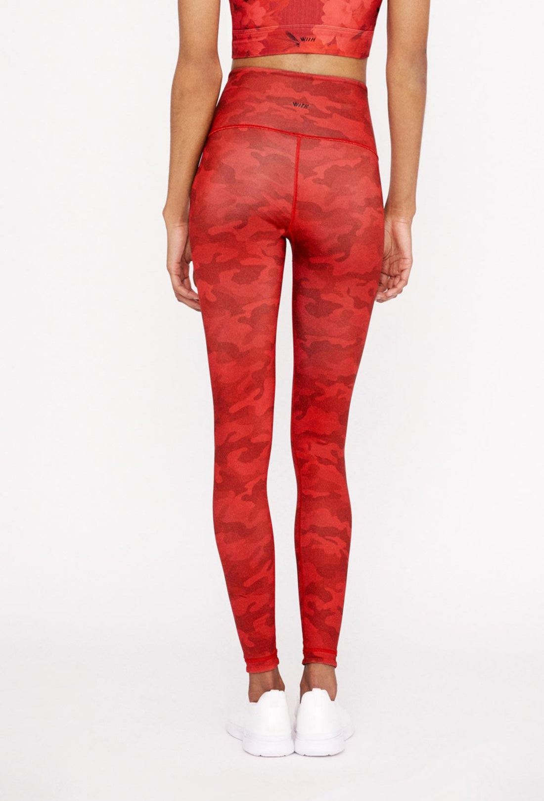 High-Waist Reversible Legging Red Scarlet