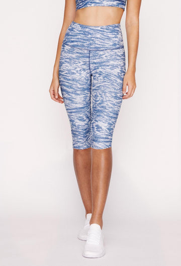 High-Waist Reversible Capris Stone Denim Tigress PANTS W.I.T.H.-Wear It To Heart 