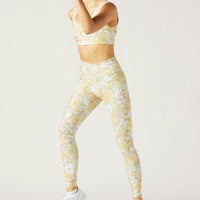 High Waist Reversible Legging 1966 Tangerine