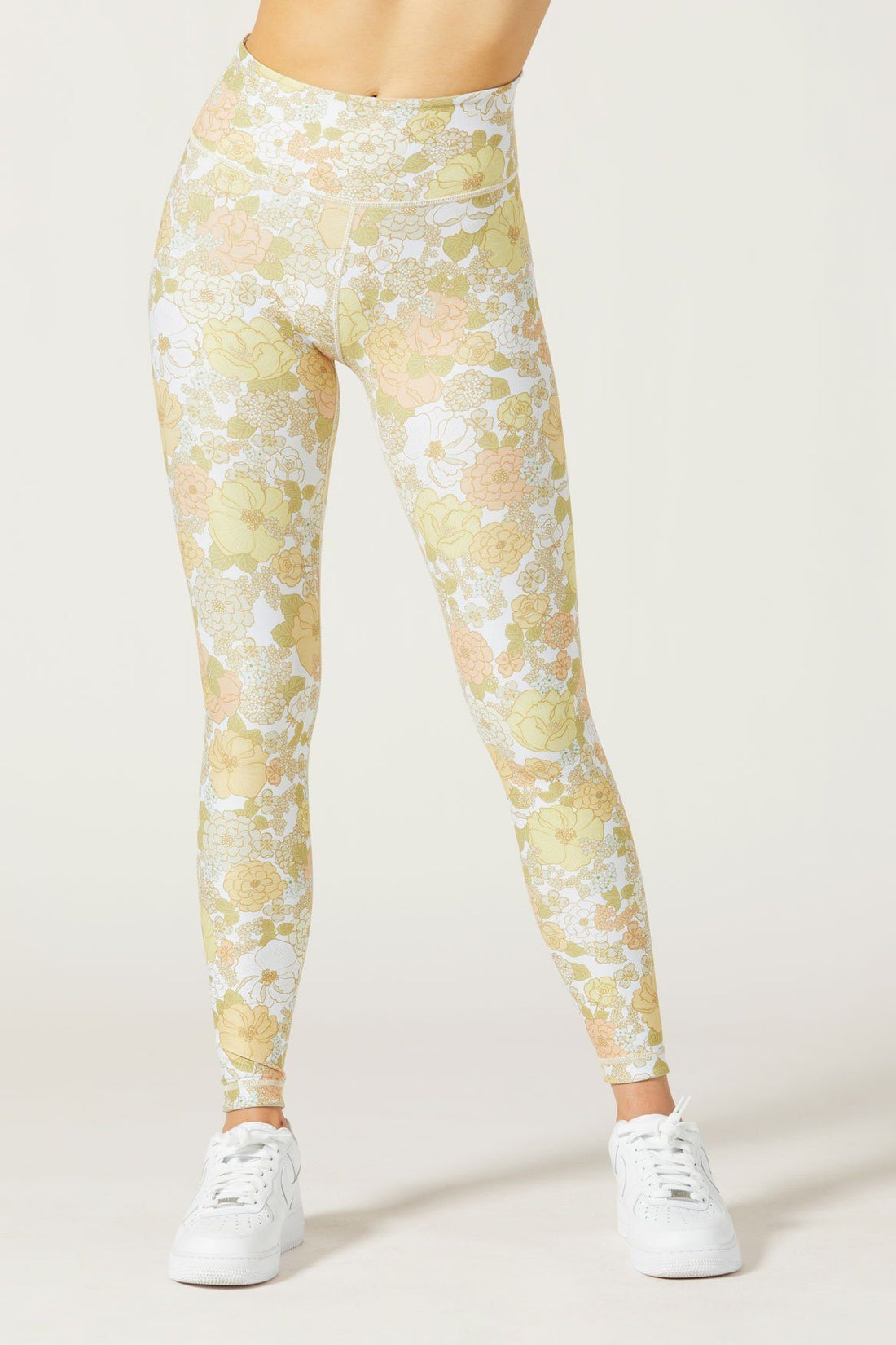 High Waist Reversible Legging 1966 Tangerine