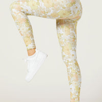 High Waist Reversible Legging 1966 Tangerine