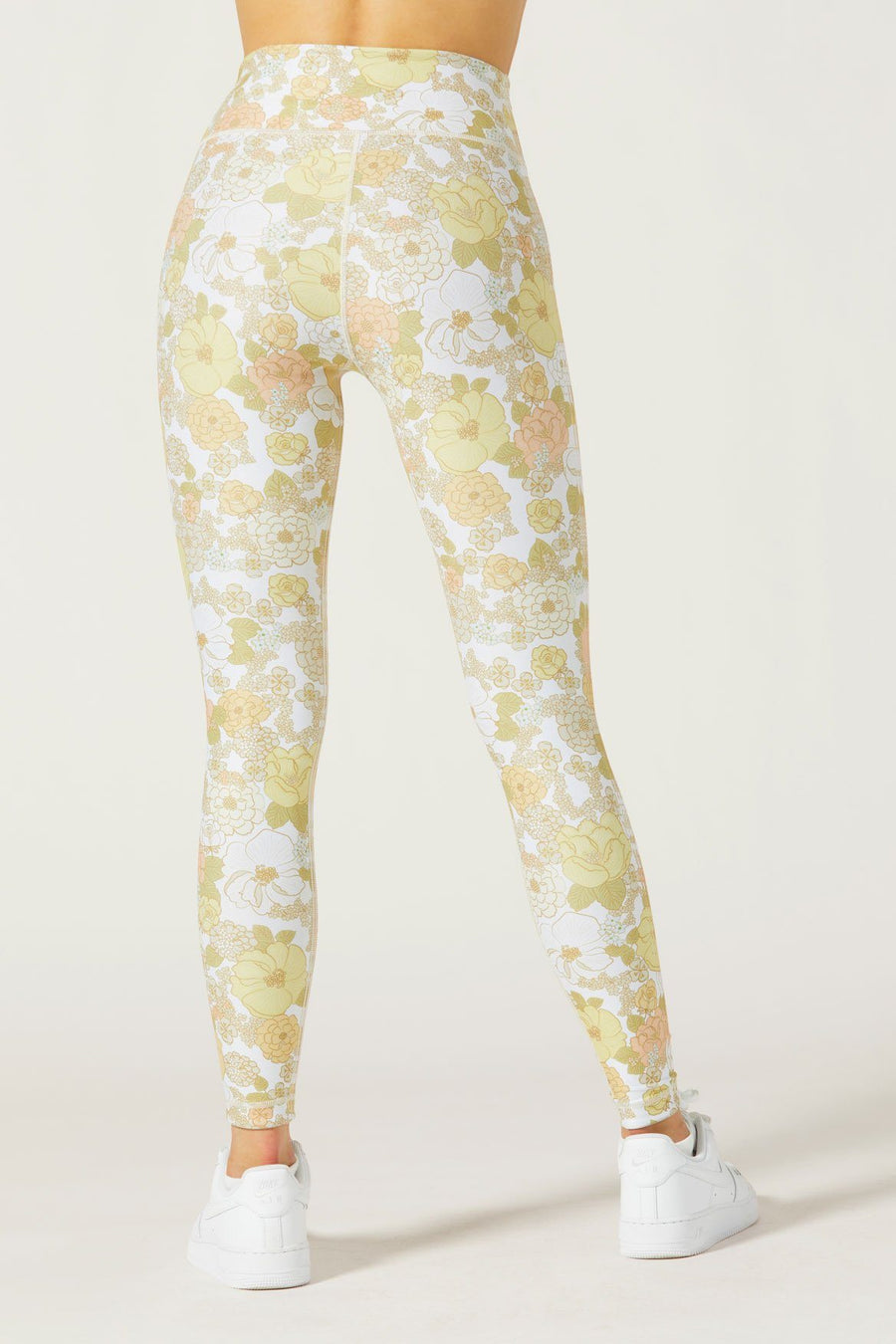 High Waist Reversible Legging 1966 Tangerine