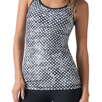 BLACK AND WHITE CLOUDY POLKA DOTS