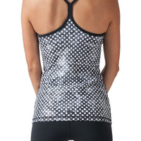 BLACK AND WHITE CLOUDY POLKA DOTS