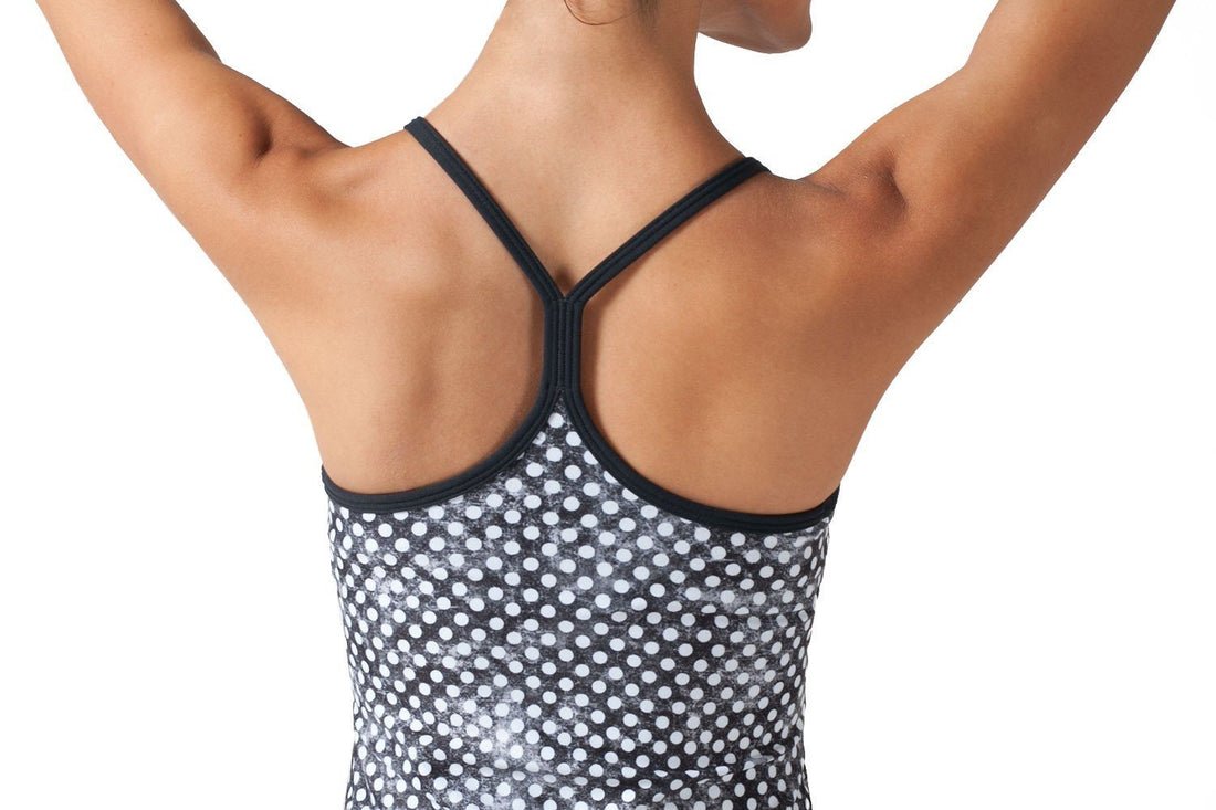 BLACK AND WHITE CLOUDY POLKA DOTS