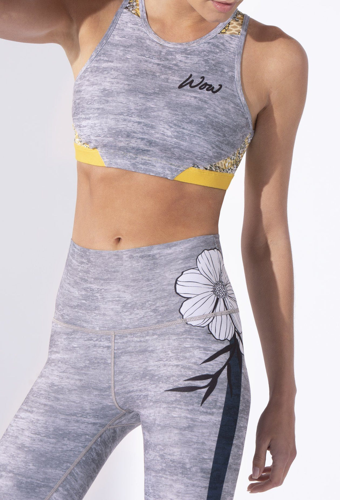 High Neck Bra 2.0 Grey Burn Out SHIRT W.I.T.H.-Wear It To Heart GREY BURN OUT XS 