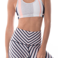 NEON PEACH MULTI STRIPE