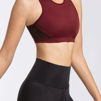 Regen Burgundy High Neck Bra 2.0 SHIRT W.I.T.H.-Wear It To Heart 