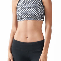 BLACK AND WHITE CLOUDY POLKA DOTS