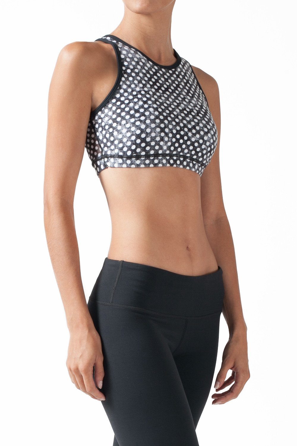 BLACK AND WHITE CLOUDY POLKA DOTS