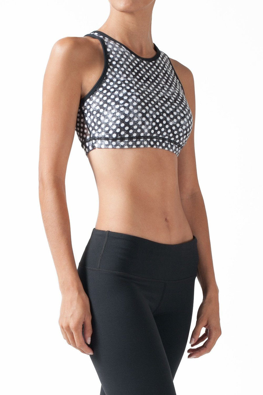 BLACK AND WHITE CLOUDY POLKA DOTS