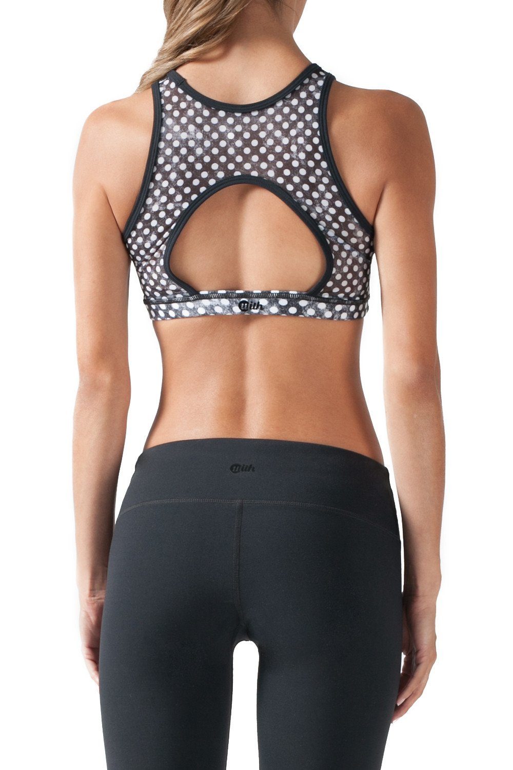 BLACK AND WHITE CLOUDY POLKA DOTS