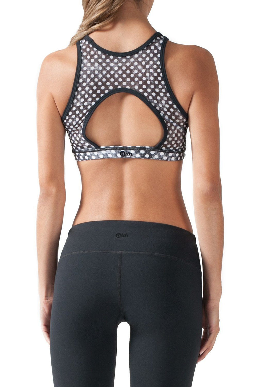 BLACK AND WHITE CLOUDY POLKA DOTS