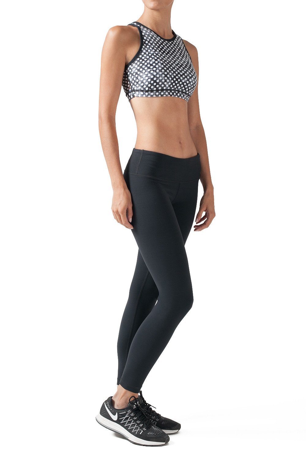 BLACK AND WHITE CLOUDY POLKA DOTS