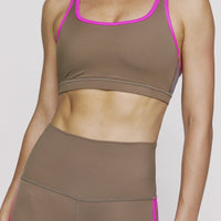 Strappy Bra Sandstorm - Neon Pink SHIRT W.I.T.H.-Wear It To Heart SANDSTORM XS 