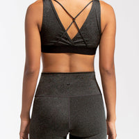 Charcoal Glitz Studio Bra SHIRT W.I.T.H.-Wear It To Heart 