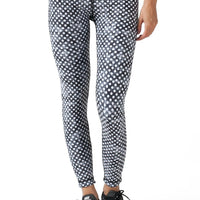 BLACK AND WHITE CLOUDY POLKA DOTS