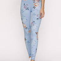 High-Waist Reversible Legging Stone Denim