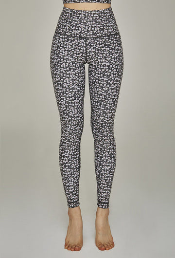 High-Waist Legging Black Daisy