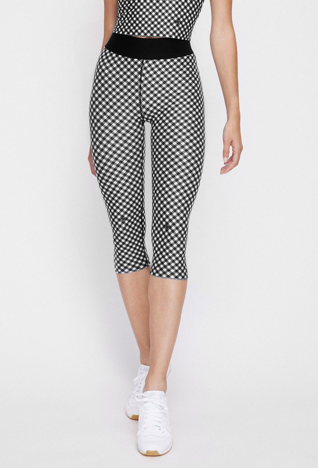 Iggy Capris Black Gingham PANTS W.I.T.H.-Wear It To Heart BLACK GINGHAM XS 