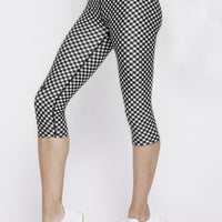 Iggy Capris Black Gingham PANTS W.I.T.H.-Wear It To Heart 