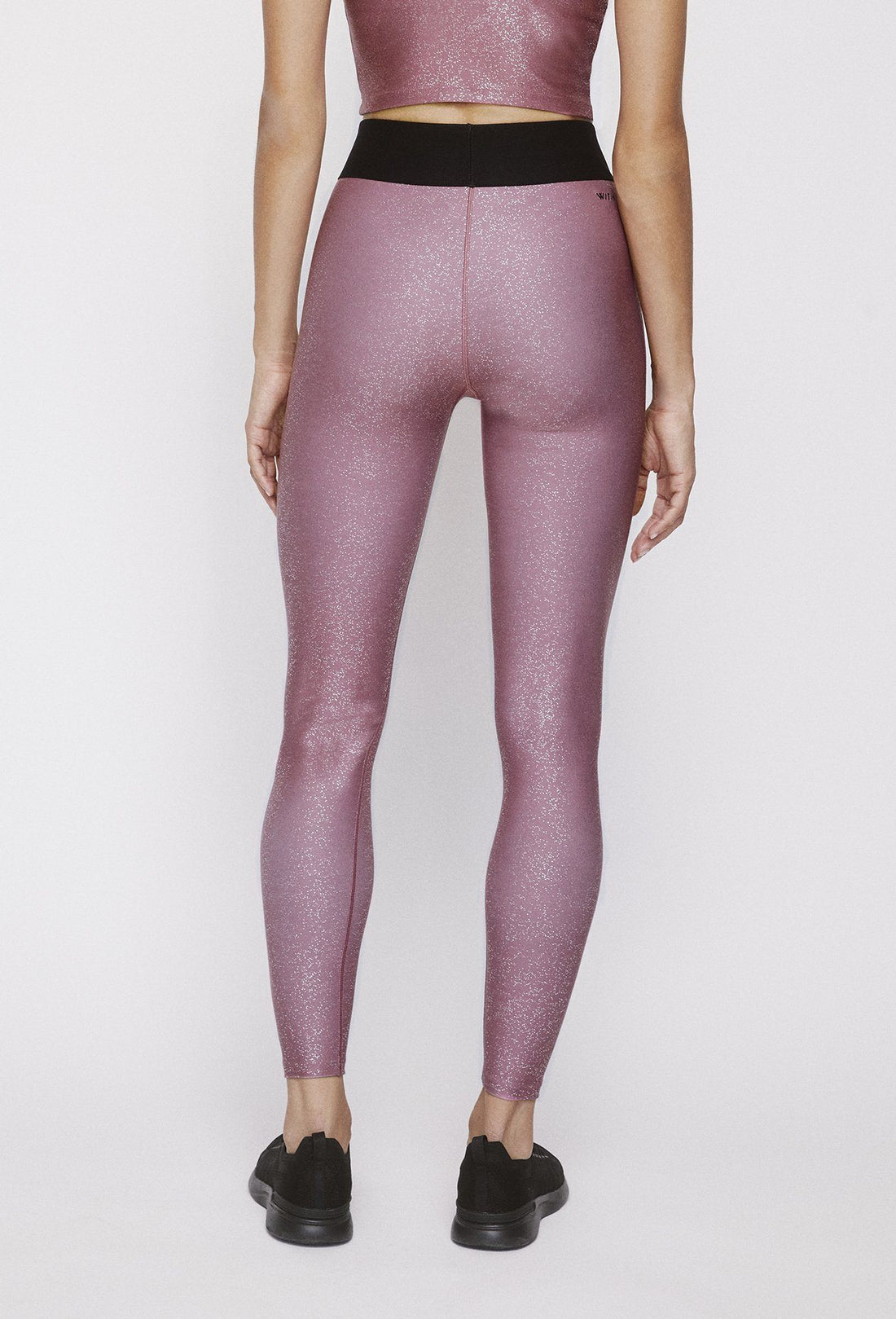 Iggy Leggings Franken Pink With Stardust Silver PANTS W.I.T.H.-Wear It To Heart 
