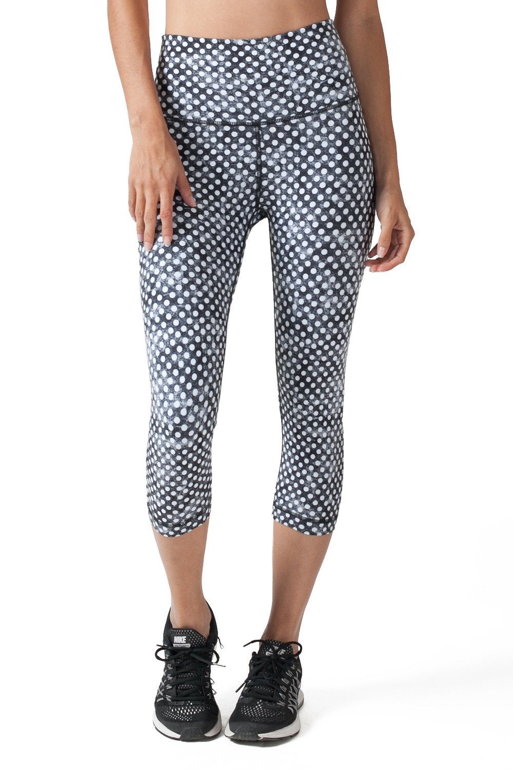 BLACK AND WHITE CLOUDY POLKA DOTS