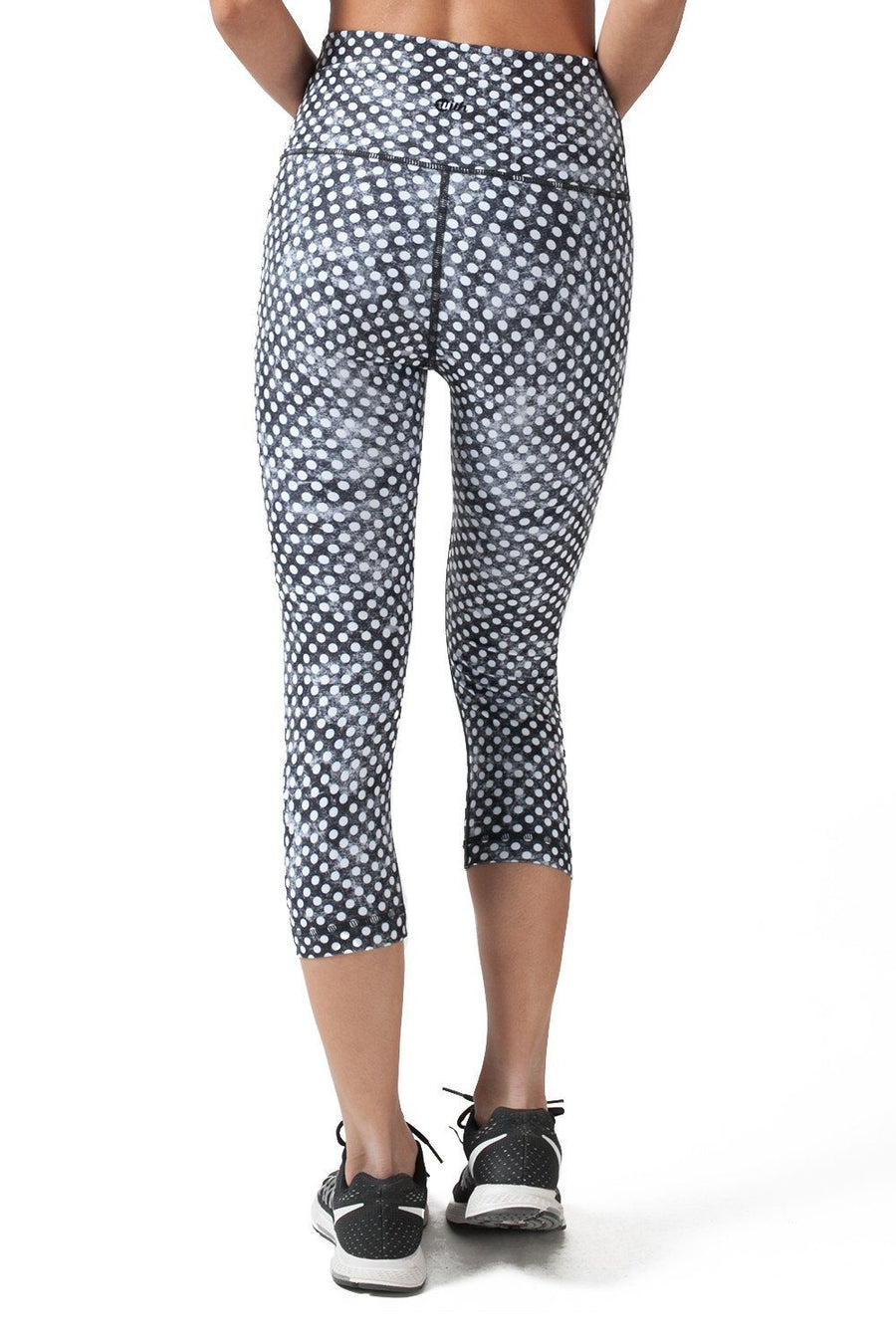 BLACK AND WHITE CLOUDY POLKA DOTS