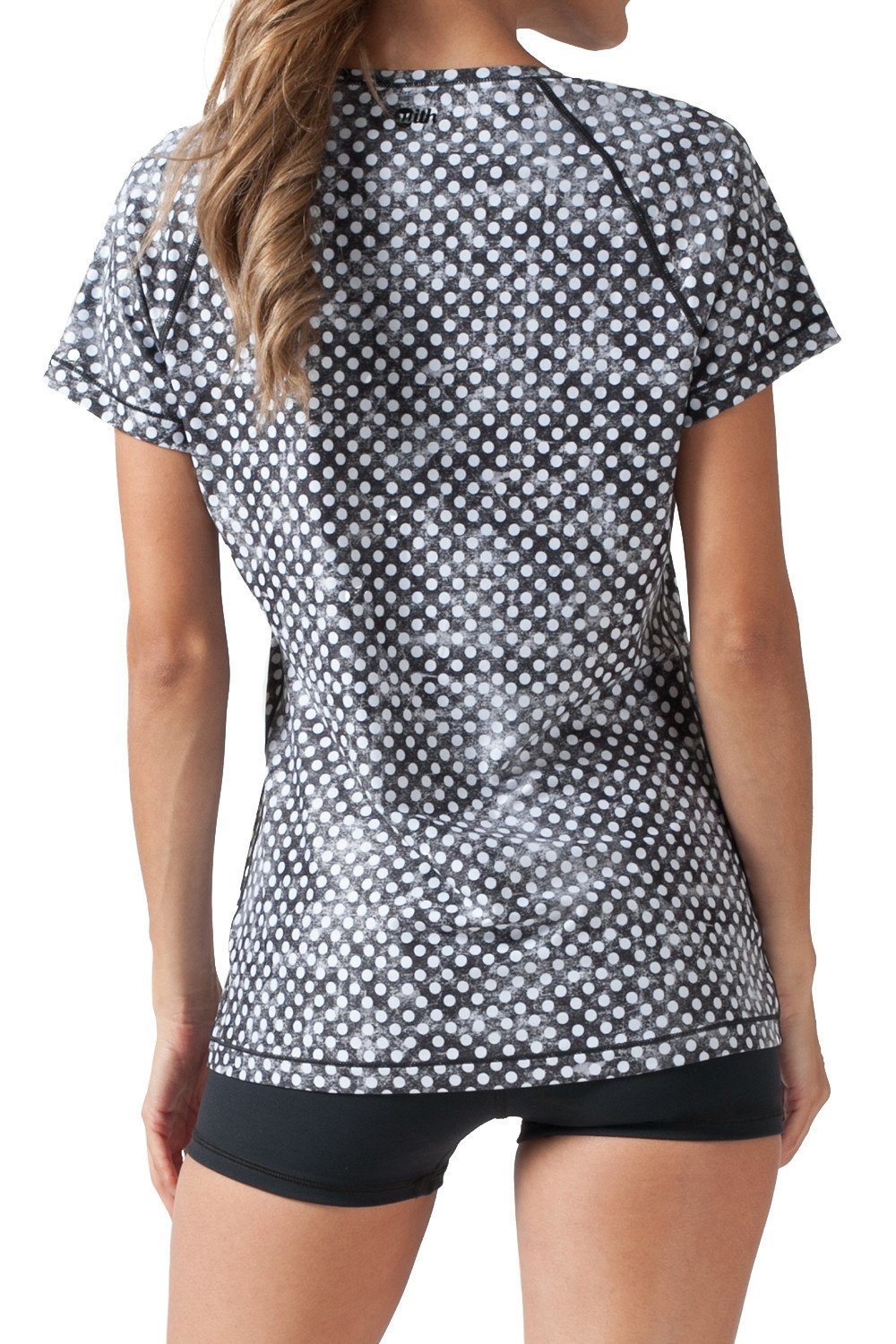 BLACK AND WHITE CLOUDY POLKA DOTS